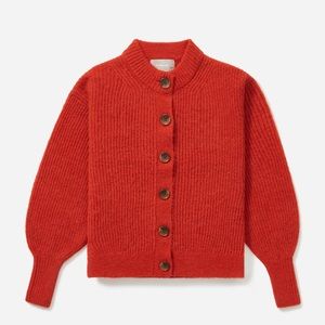 Everlane Cropped Alpaca Cardigan